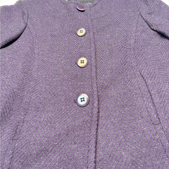 Pendleton Purple Wool Blazer jacket size 12 - Picture 5 of 14